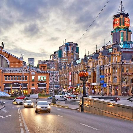 Sauna, Big Jacuzzi , Khreshchatyk Apartments Kijev Kültér fotó
