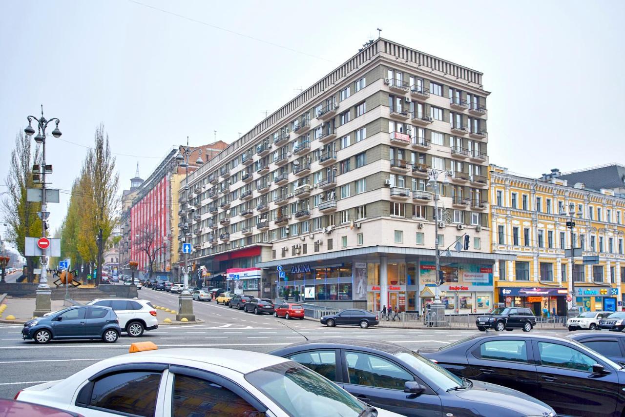 Sauna, Big Jacuzzi , Khreshchatyk Apartments Kijev Kültér fotó