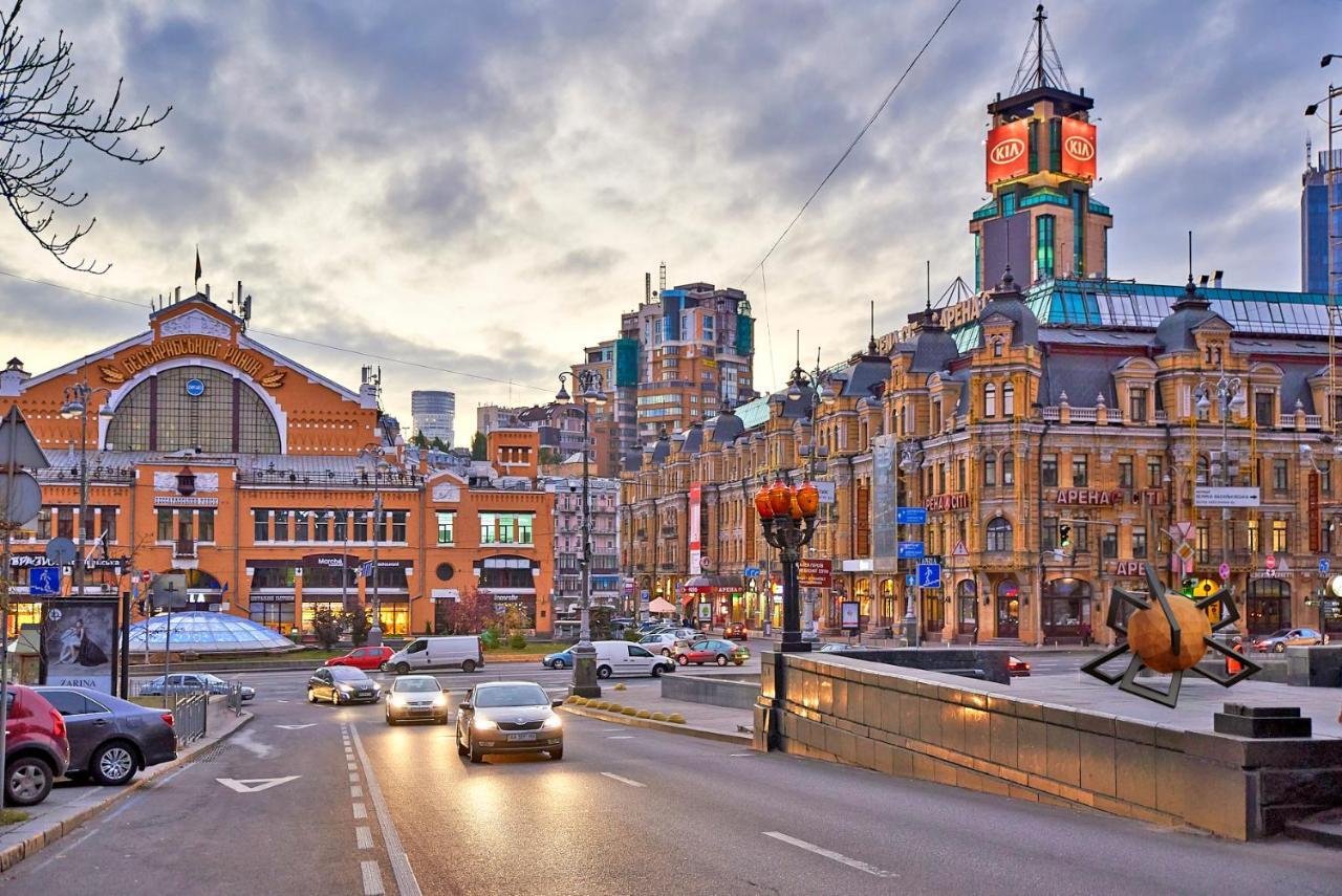 Sauna, Big Jacuzzi , Khreshchatyk Apartments Kijev Kültér fotó